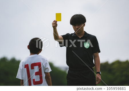 yellow card, football, soccer 105959881