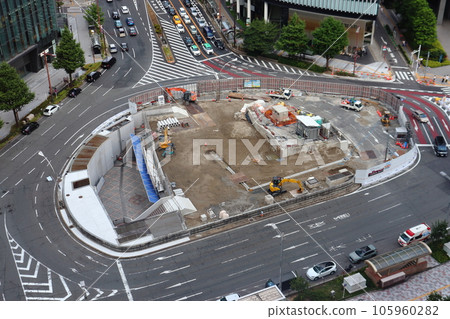 名古屋站前旋轉路口（正在拆除飛行紀念碑） 105960282