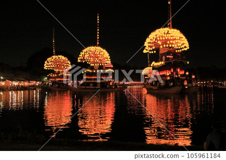 Makiwara boat where you can feel the historical picture scroll Makiwara boat where you can feel the historical picture scroll 105961184