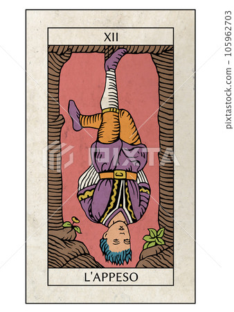 Marseille Tarot 12 Major Arcana The Hanged Man 105962703