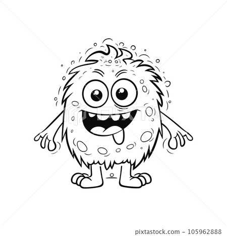 Monster Coloring Pages for Kids to Enjoy 105962888