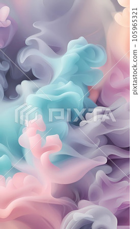 Abstract background with colorful clouds and smokes 105965321