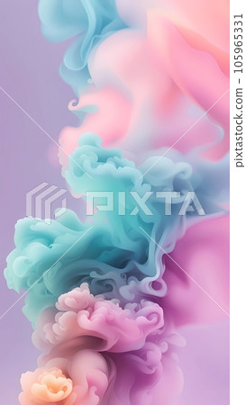 Abstract background with colorful clouds and smokes 105965331