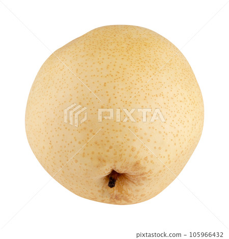 Fresh group oriental pear isolated on a white background Fresh group oriental pear isolated on a white background 105966432