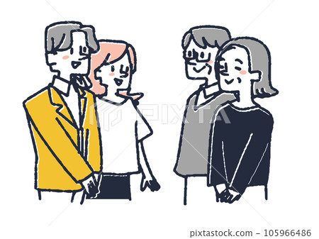 男朋友問候她父母的插圖 105966486