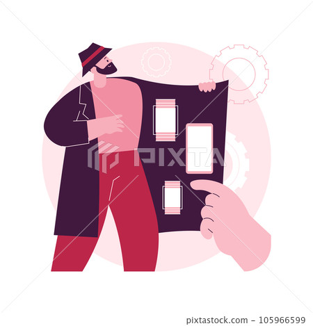 Gray market abstract concept vector illustration. Unofficial market, electronics parallel sales, illegal commercial channel, grey supplier, not authorized by manufacturer abstract metaphor. Gray market abstract concept vector illustration. Unofficial market, electronics parallel sales, illegal commercial channel, grey supplier, not authorized by manufacturer abstract metaphor. 105966599