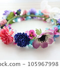 colorful wreath 105967998