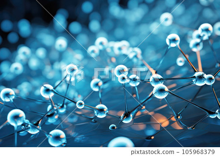 Microscopic image of molecular structure Microscopic image of molecular structure 105968379