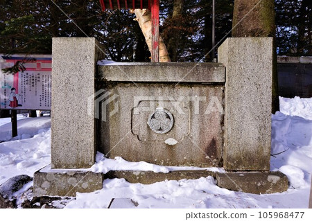 赤城神社燈籠 群馬縣 赤城山大洞 赤城神社 冬季 105968477