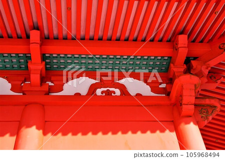 群馬縣赤城山赤城神社參拜殿,大原赤城神社,冬季 群馬縣赤城山赤城神社參拜殿,大原赤城神社,冬季 105968494