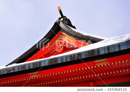 Akagi Shrine Worship Hall, Mt. Akagi, Gunma Prefecture, Ohora Akagi Shrine, Winter Akagi Shrine Worship Hall, Mt. Akagi, Gunma Prefecture, Ohora Akagi Shrine, Winter 105968510