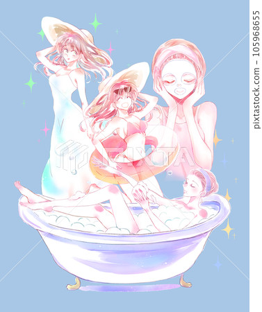 一個關心夏季美麗的女人 105968655