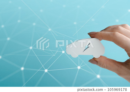 AI image of EV car 105969178