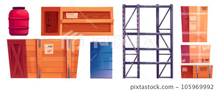 Inventory for logistics warehouse and storage. 105969992