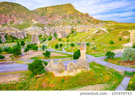 Place in Cappadocia-Fairy Chimneys (Pasabag Valley). 105970743