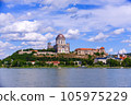 Esztergom Cathedral seen from the Slovak side across the Danube 105975229
