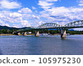 Maria-Valeria Bridge connecting Hungary and Slovakia across the Danube River 105975230