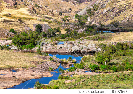 Andringitra national park,mountain landscape, Madagascar wilderness landscape 105976621