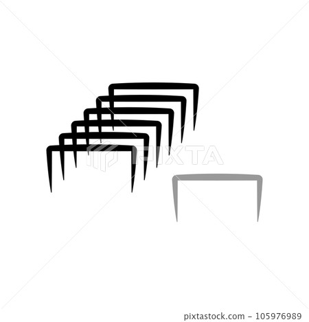 Illustration Vector graphic of stapler icon Illustration Vector graphic of stapler icon 105976989