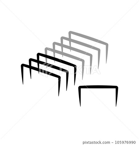 Illustration Vector graphic of stapler icon Illustration Vector graphic of stapler icon 105976990