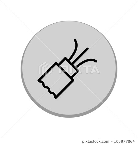 Illustration Vector graphic of wire icon Illustration Vector graphic of wire icon 105977864