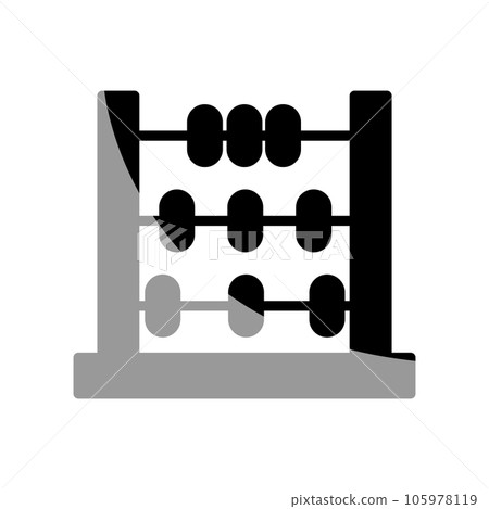 abacus icon template 105978119