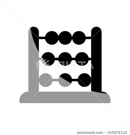 abacus icon template 105978120