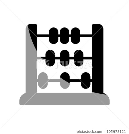 abacus icon template 105978121
