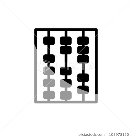 abacus icon template 105978130