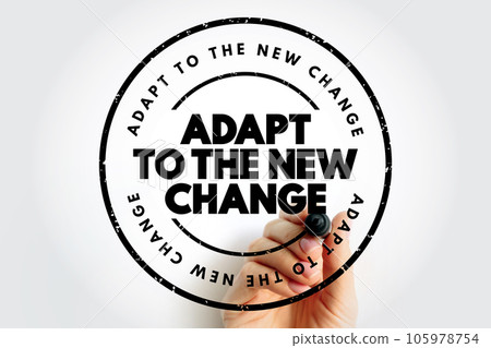 The Rules Have Changed text stamp, concept background 105978754