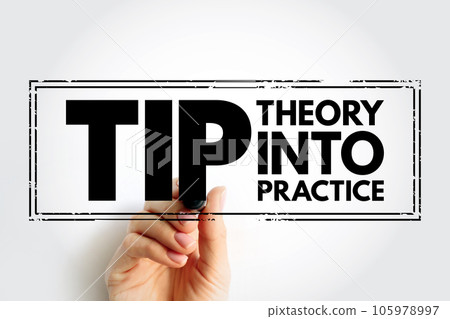 TIP - Theory Into Practice acronym text stamp, education concept background TIP - Theory Into Practice acronym text stamp, education concept background 105978997