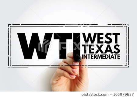 WTI West Texas Intermediate - light, sweet crude oil that serves as one of the main global oil benchmarks, acronym text stamp WTI West Texas Intermediate - light, sweet crude oil that serves as one of the main global oil benchmarks, acronym text stamp 105979657