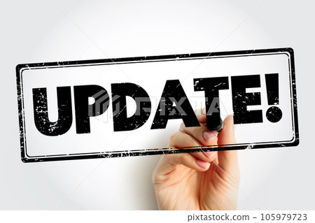 Update text stamp, technology concept background 105979723