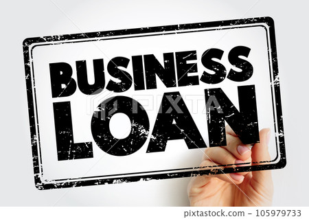 Business Loan text stamp, business concept background Business Loan text stamp, business concept background 105979733