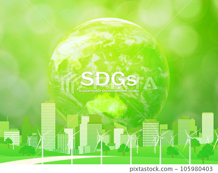 SDGs Image material Background material 105980403