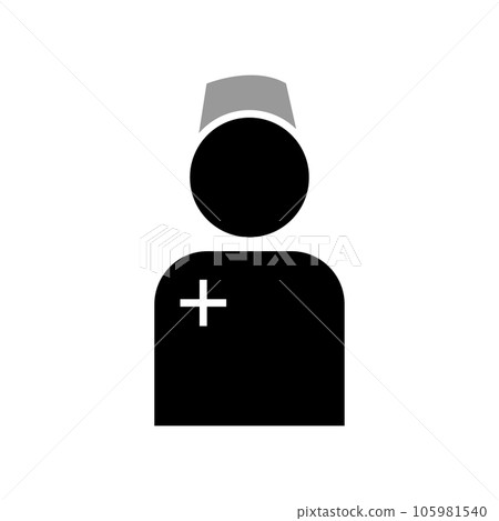 Illustration Vector graphic of Nurse icon Illustration Vector graphic of Nurse icon 105981540