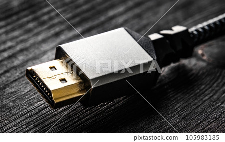 HDMI connector close up 105983185