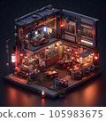 微型中餐館的 3DCG 和 AI 圖像 105983675