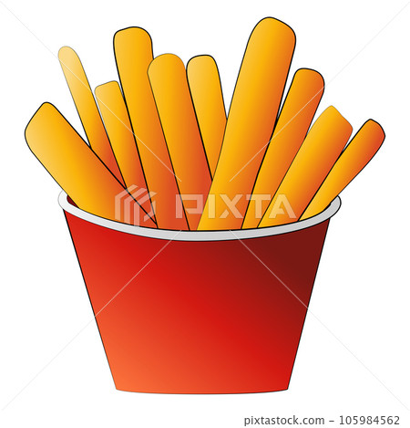 french fries, fast food, food 105984562