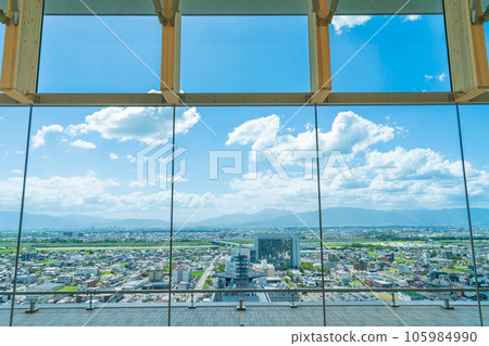 Gifu Prefectural Government Office, View from Seiryu Lobby <Gifu City, Gifu Prefecture> Gifu Prefectural Government Office, View from Seiryu Lobby <Gifu City, Gifu Prefecture> 105984990
