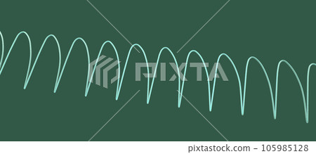Electrocardiogram displaying ventricular tachycardia, 3D illustration Electrocardiogram displaying ventricular tachycardia, 3D illustration 105985128