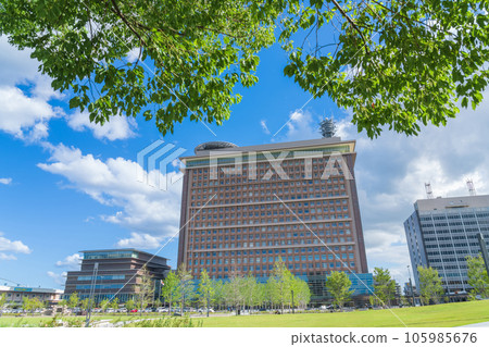 Exterior of Gifu Prefectural Office, view from Gifu Yui no Mori <Gifu City, Gifu Prefecture> 105985676
