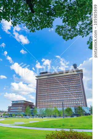 Exterior of Gifu Prefectural Office, view from Gifu Yui no Mori <Gifu City, Gifu Prefecture> 105985699