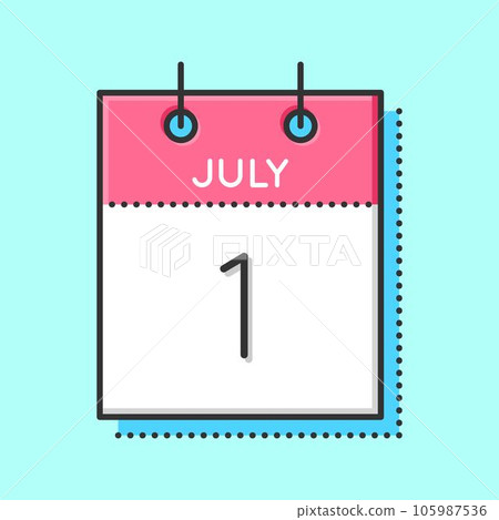 Vector Calendar Icon Vector Calendar Icon 105987536