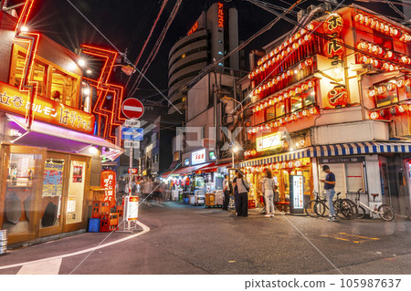 晚上的里難波千日前 裡難波本通 105987637