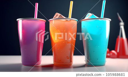 Cocktail in a glass - Generative AI 105988681