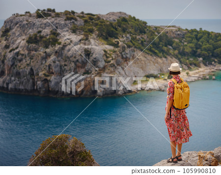 Anthony Quinn bay, trip to Rhodes island, Greece Anthony Quinn bay, trip to Rhodes island, Greece 105990810