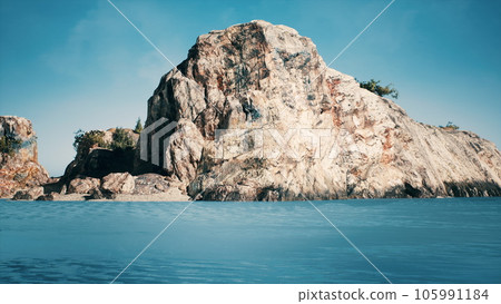 rock formation on the Costa Brava rock formation on the Costa Brava 105991184