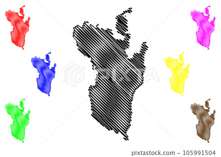 Bressay island (United Kingdom of Great Britain and Northern Ireland, Scotland, Shetland archipelago) map vector illustration, scribble sketch Isle of Bressay map Bressay island (United Kingdom of Great Britain and Northern Ireland, Scotland, Shetland archipelago) map vector illustration, scribble sketch Isle of Bressay map 105991504