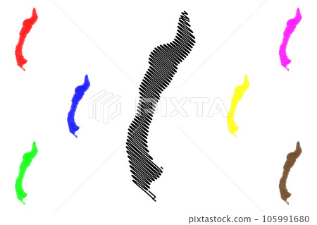 Csepel island (Danube in Hungary, Budapest) map vector illustration, scribble sketch Csepel map Csepel island (Danube in Hungary, Budapest) map vector illustration, scribble sketch Csepel map 105991680